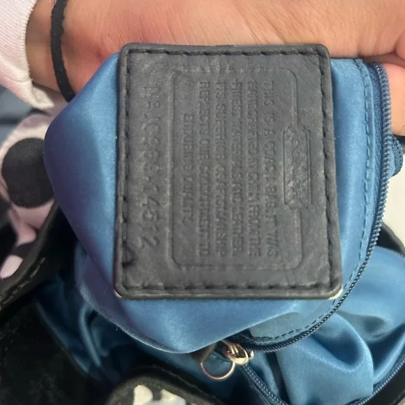 Coach Women's Classic Black And Grey Bag - Picture 7 of 7